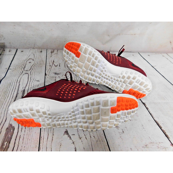 Men’s Nike FS Lite Run 2 Maroon Shoes Sneaker Size US 9 #685266-601 - Picture 4 of 7